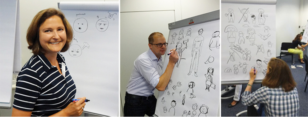 EOS Solutions Scribbletraining Workshop Training Coaching Dialogbild Academy